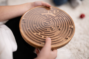 Wooden labyrinth game 15 cm or 20 cm