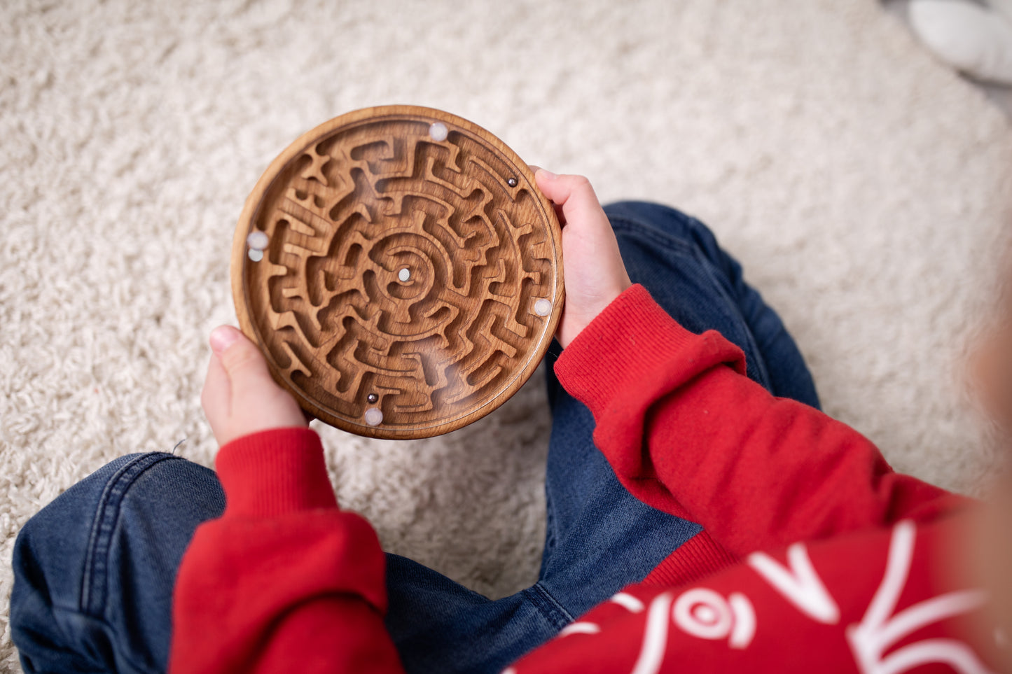 Wooden labyrinth game 15 cm or 20 cm