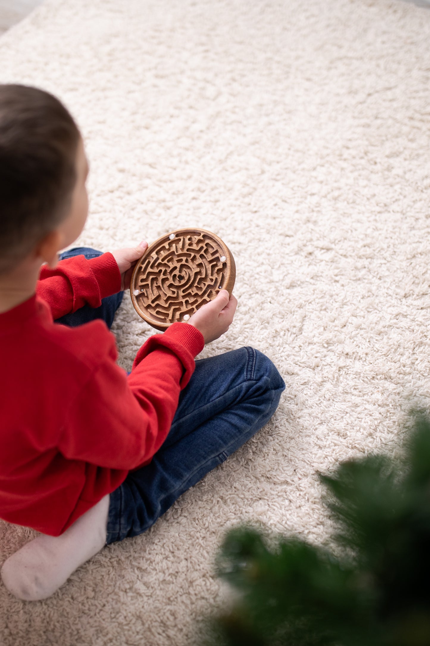 Wooden labyrinth game 15 cm or 20 cm