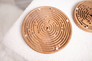 Wooden labyrinth game 15 cm or 20 cm