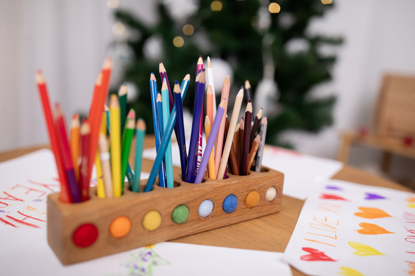 Montessori coloured pencil holder (different variations)