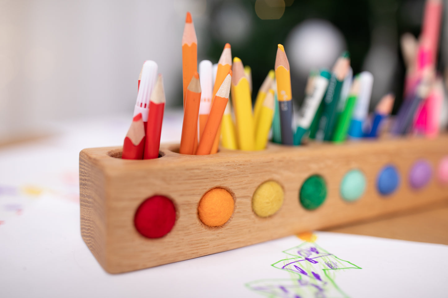 Montessori coloured pencil holder (different variations)