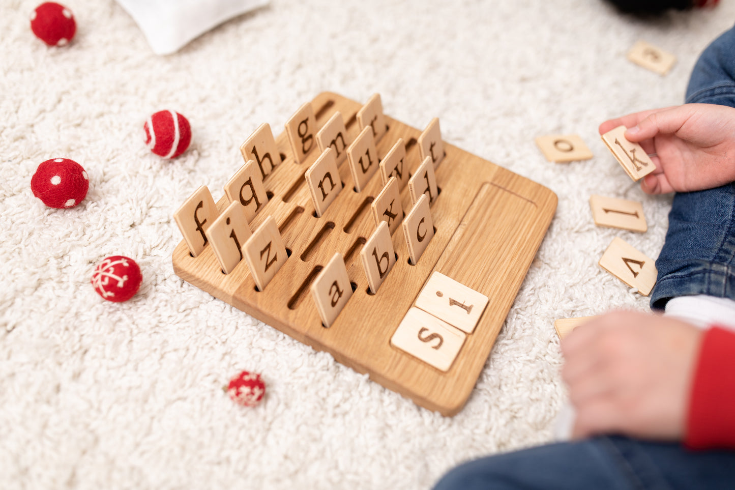 Montessori English Alphabet Reversible Board