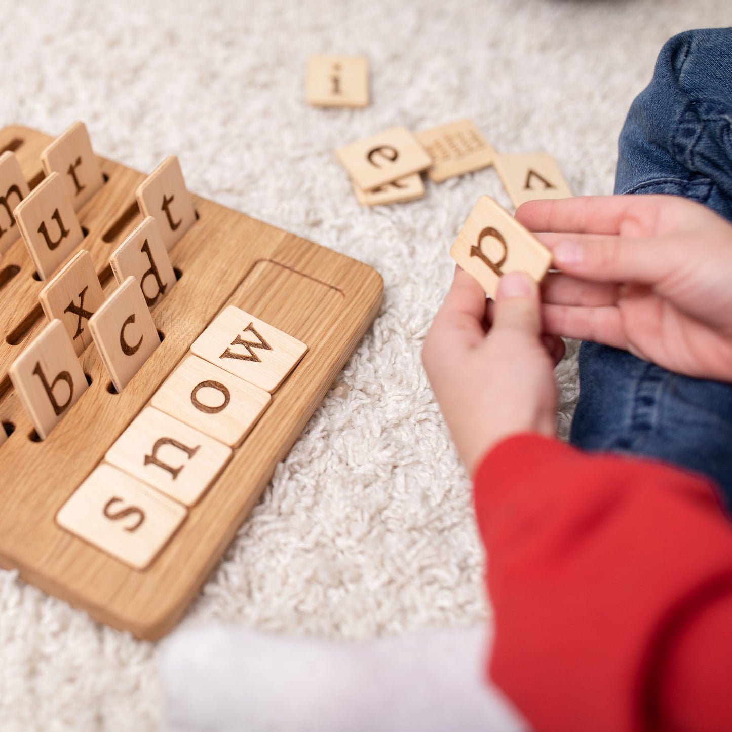 Montessori English Alphabet Reversible Board