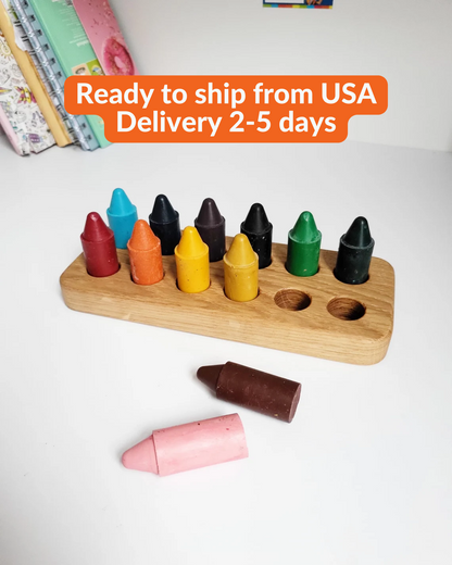 Crayon holder for 12 Honey Sticks crayons, without crayons
