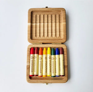 Crayon case for Stockmar 8 sticks Waldorf crayon holder without crayons
