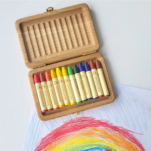 Crayon case for 12 Stockmar sticks Waldorf crayon holder without crayons
