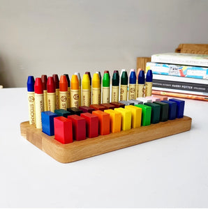 Stockmar crayon holder for 24 blocks and 24 sticks rectangular