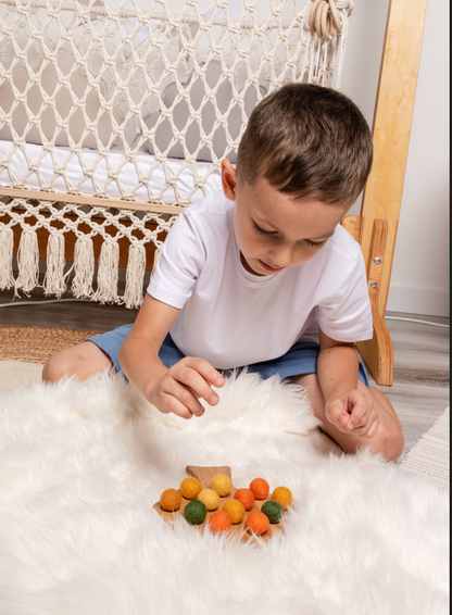 Montessori wooden tree, 4 seasons