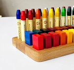 Load image into Gallery viewer, Waldorf Crayon holder for Stockmar 24 Blocks and 24 Sticks, RECTANGULAR, without crayons
