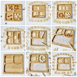 Load image into Gallery viewer, Montessori sorting tray with number cards 1-20
