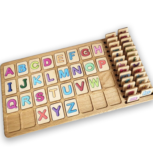 Alphabet big board ABC colored letters cards Montessori