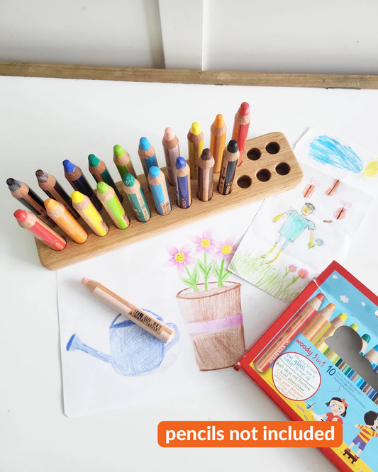 Pencil holder for 24 Stabilo woody 3 in 1 pencils PENCILS NOT INCLUDED