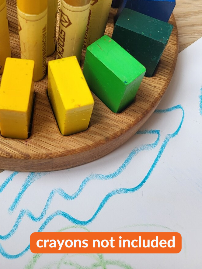 Waldorf Crayon holder for Stockmar 16 Blocks and 16 Sticks  CRAYONS NOT INCLUDED
