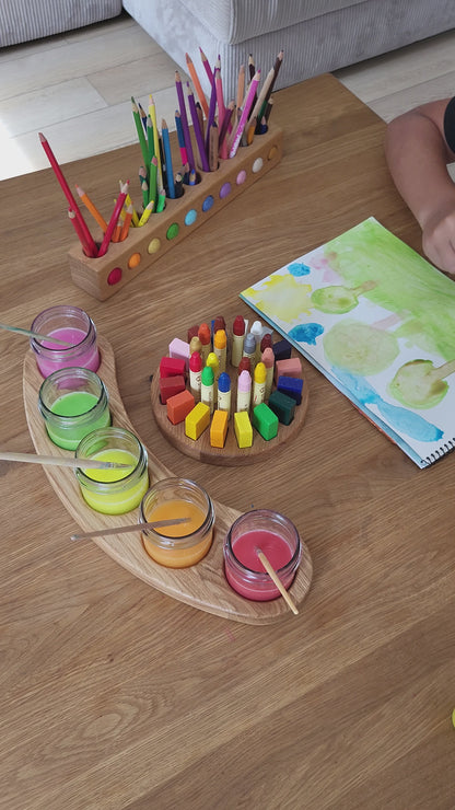 Waldorf Crayon holder for Stockmar 16 Blocks and 16 Sticks  CRAYONS NOT INCLUDED