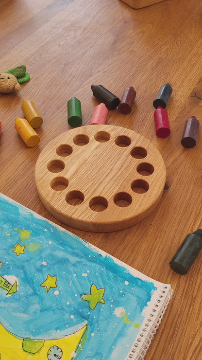 Range-crayons pour 12 bâtonnets de cire d'abeille Honey Sticks CRAYONS NON INCLUS
