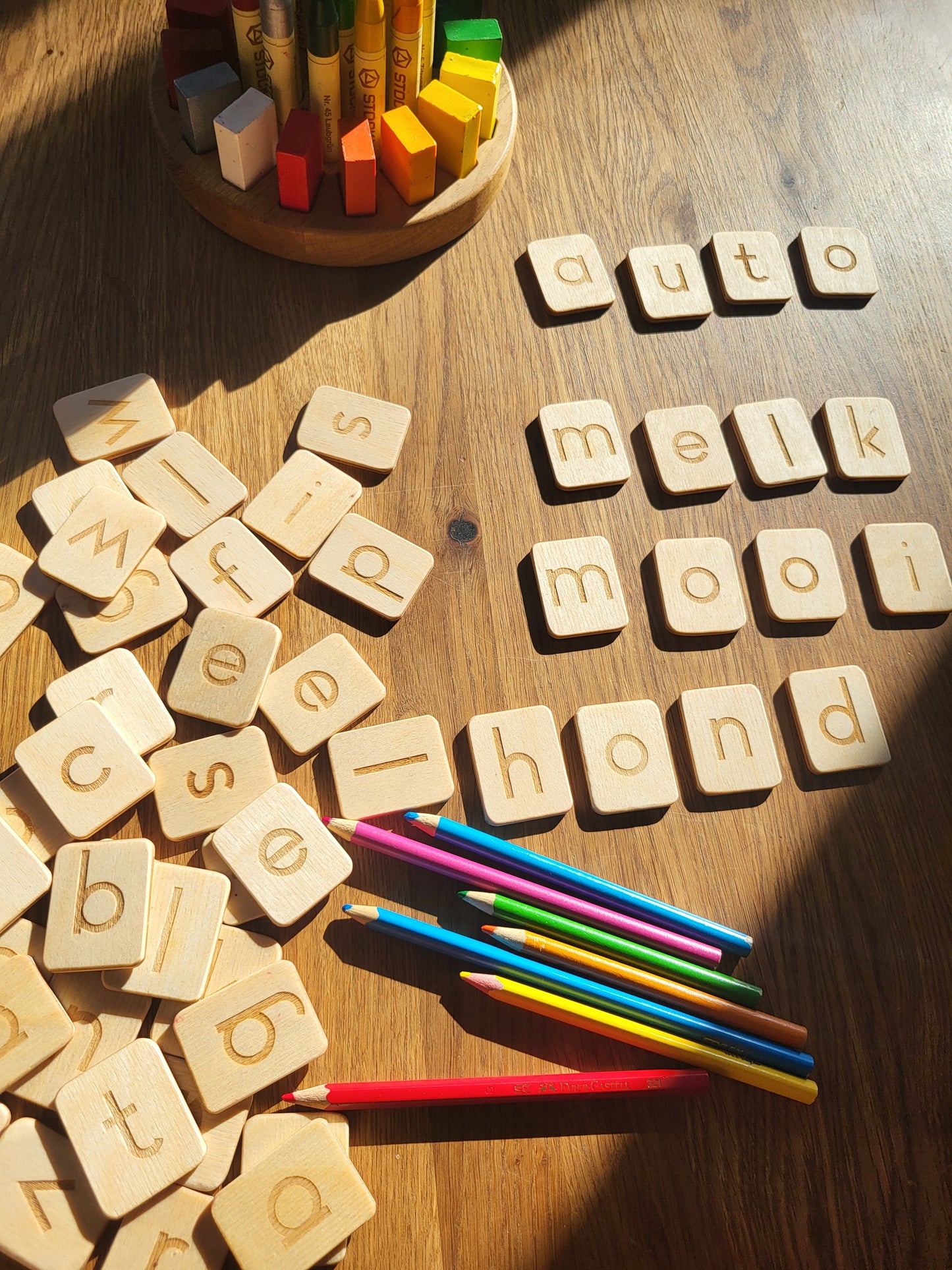 Dutch lowercase letters cards