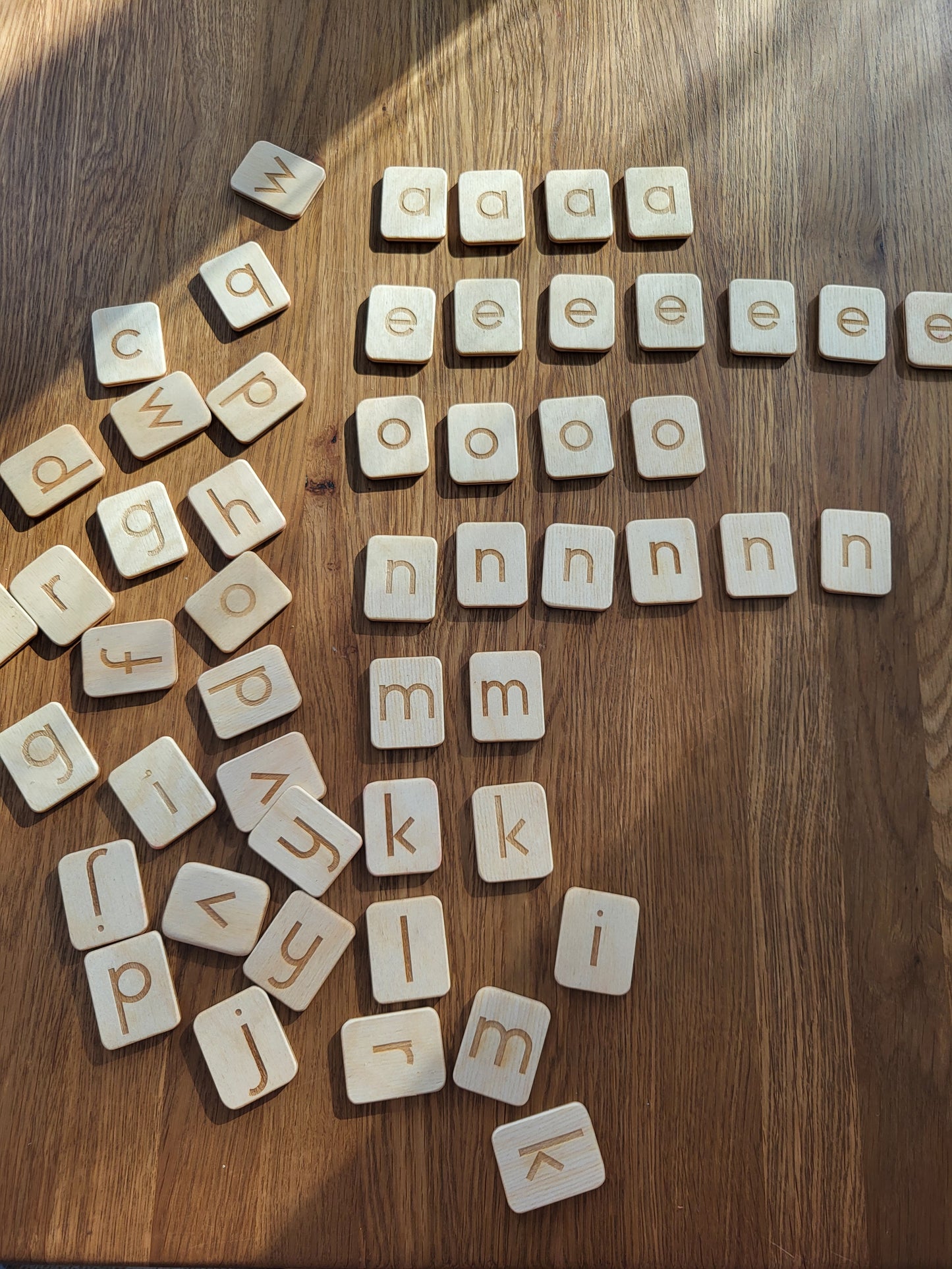 Dutch lowercase letters cards