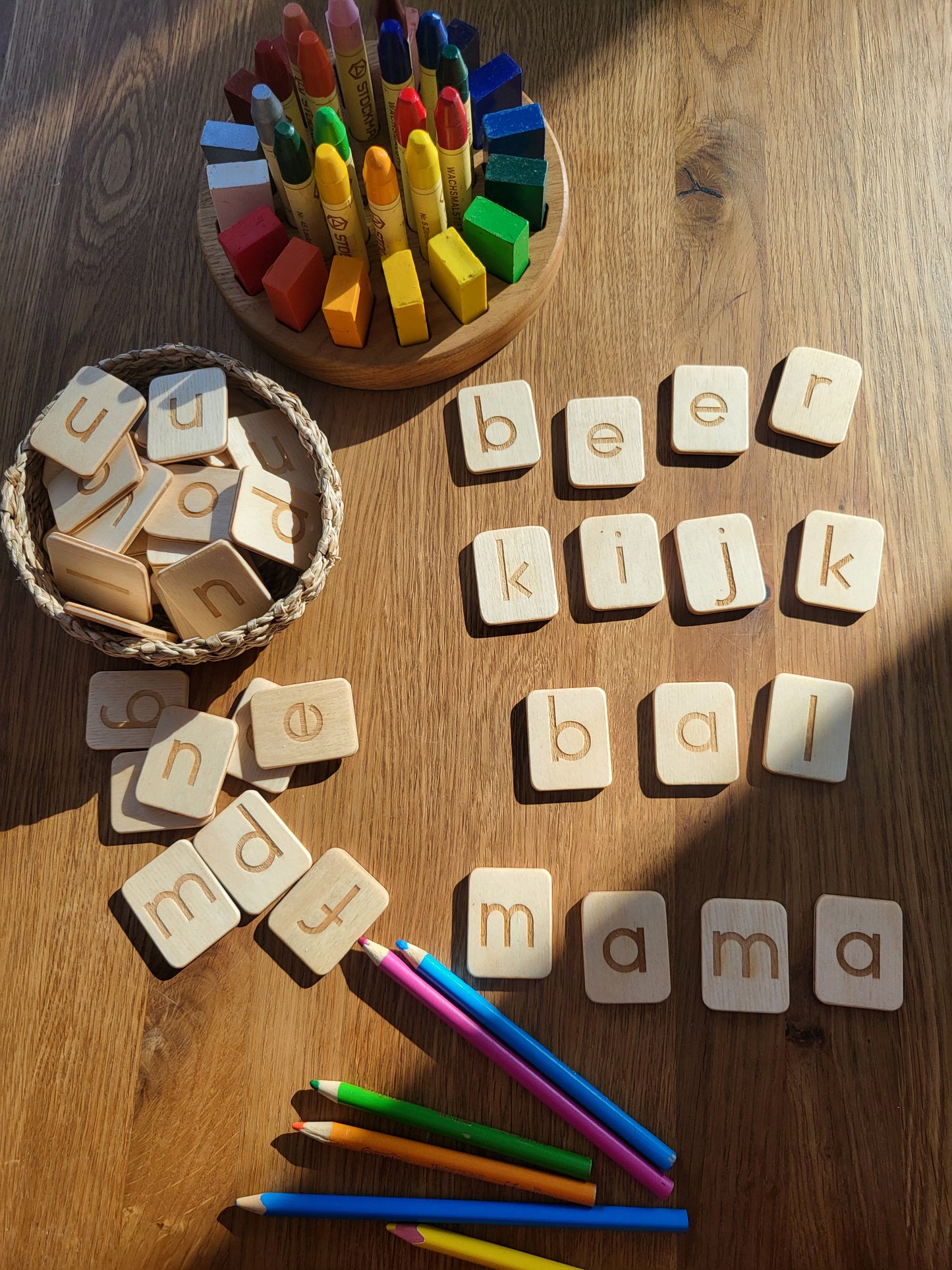 Dutch lowercase letters cards