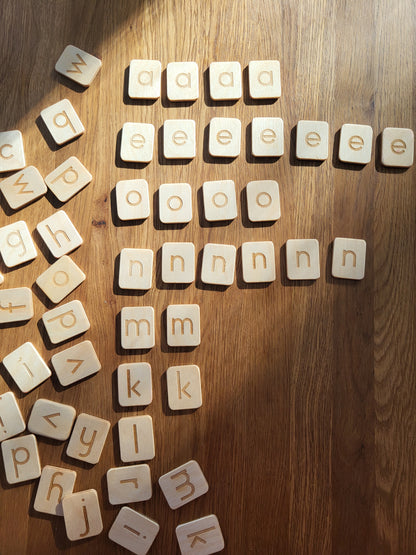 Dutch lowercase letters cards