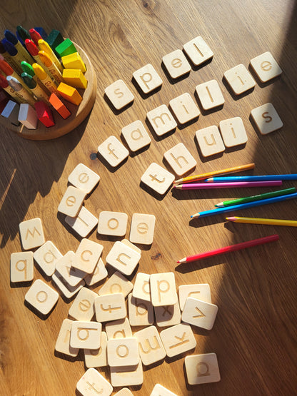 Dutch lowercase letters cards