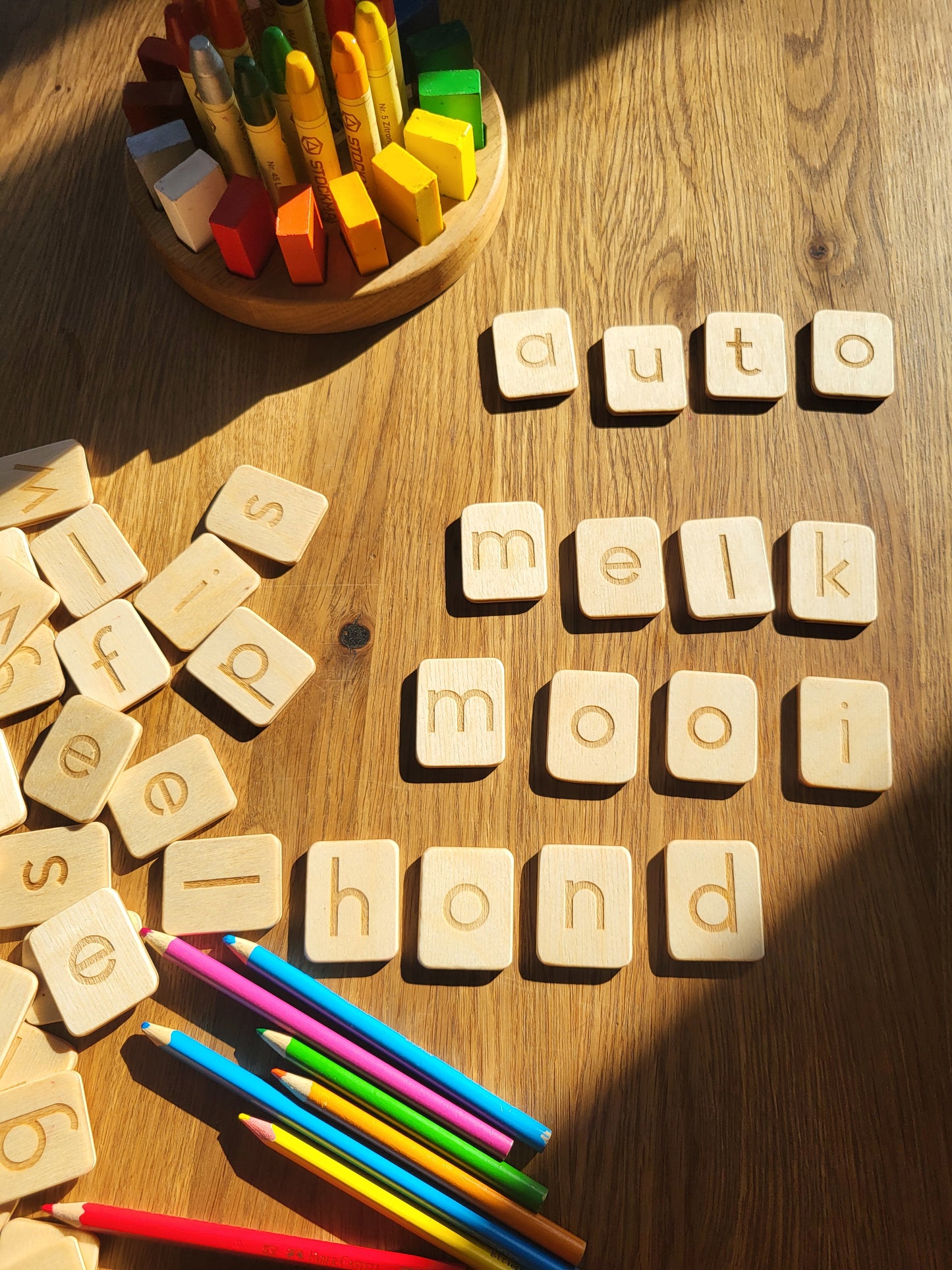 Dutch lowercase letters cards