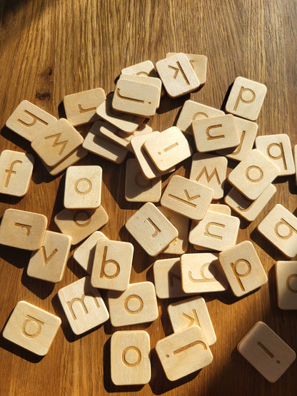 Dutch lowercase letters cards