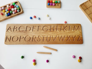 English alphabet tracing board (long 55*15 cm)