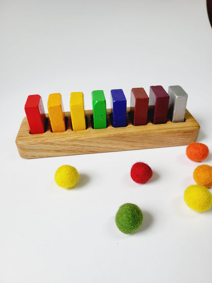 Rectangular holder for Stockmar only 8 Blocks