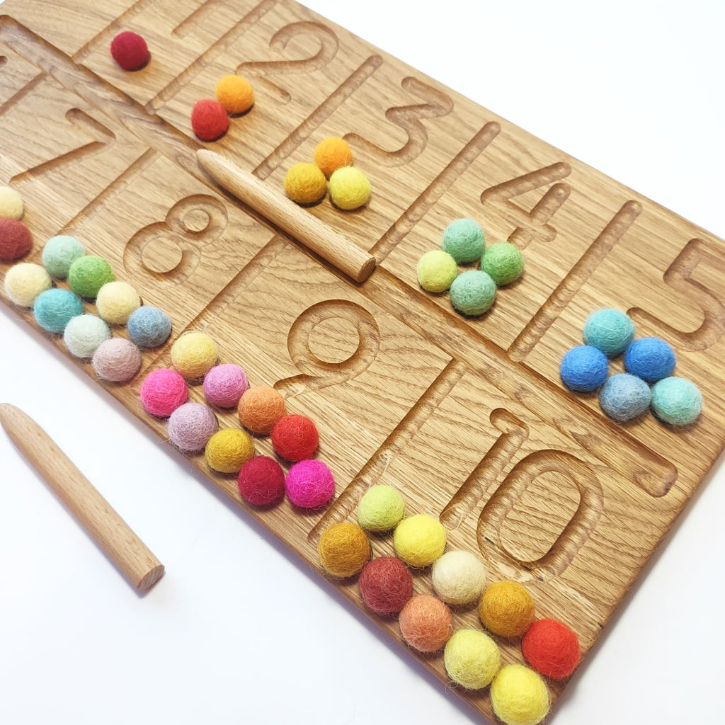 Shapes and Strokes Tracing Board - Pre-Writing Handmade Montessori  Materials – Montessori Choice
