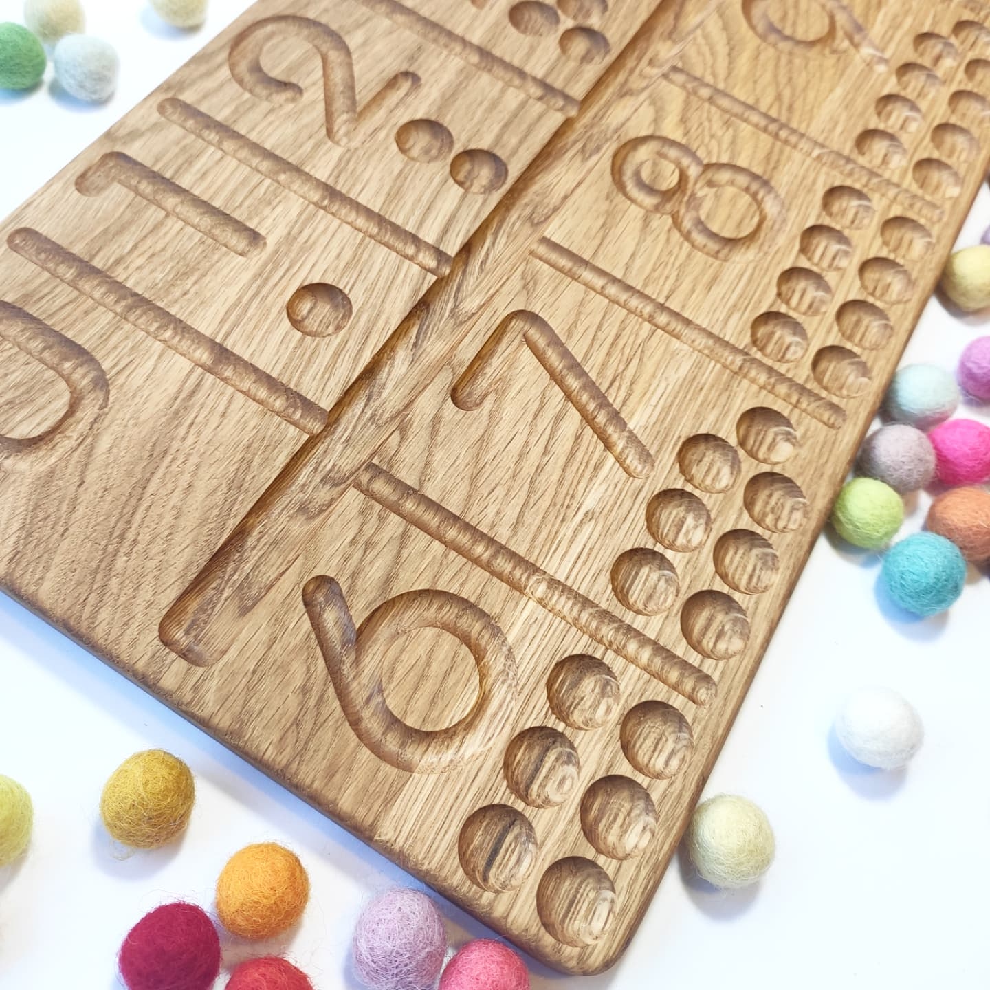 Number tracing board