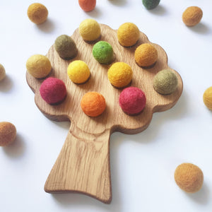 Montessori wooden tree, 4 seasons