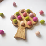 Load image into Gallery viewer, Montessori wooden tree, 4 seasons
