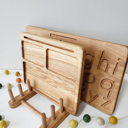 Read, write, create sand tray with letters cards