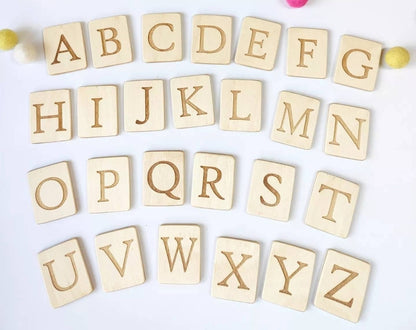 Read, write, create sand tray with letters cards