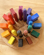 Load image into Gallery viewer, Wooden Stockmar crayon holder
