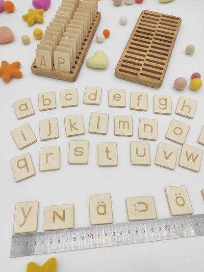 German Letters Cards with holder