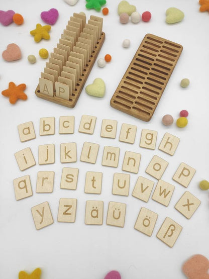 German Letters Cards with holder