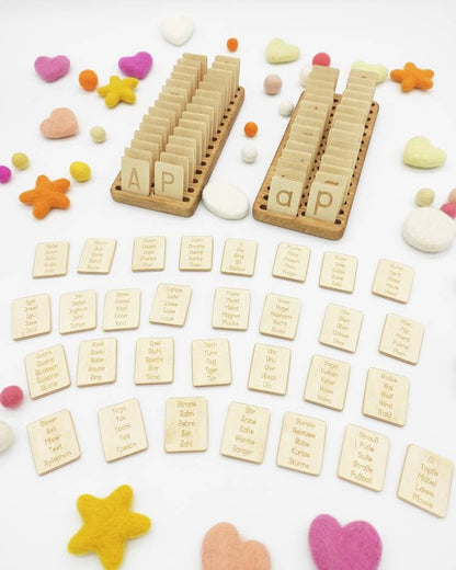 German Letters Cards with holder