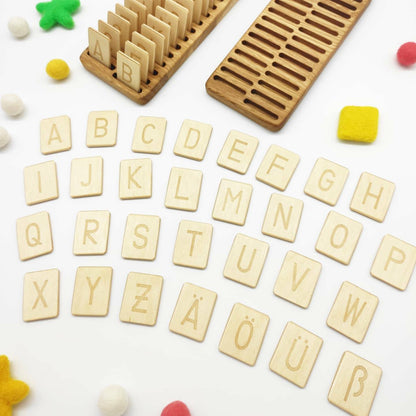 German Letters Cards with holder